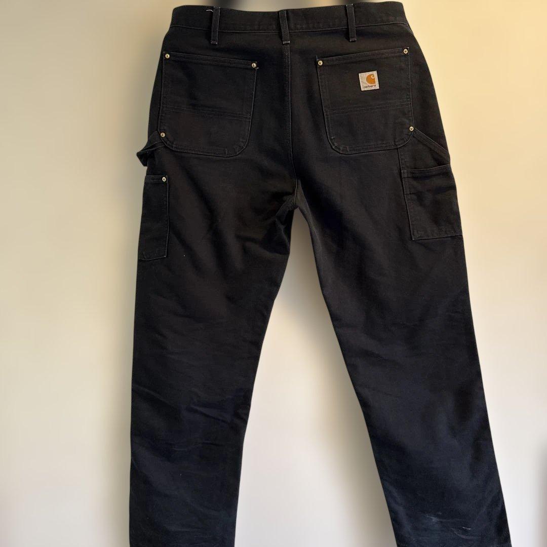 カーハート ダブルニー 125周年 USA製 W36 L32 ブラック 神サイズ