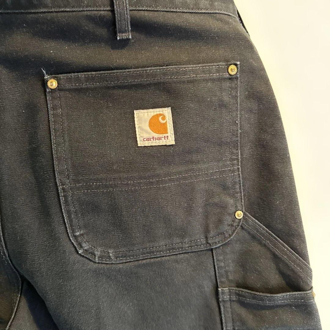 カーハート ダブルニー 125周年 USA製 W36 L32 ブラック 神サイズ