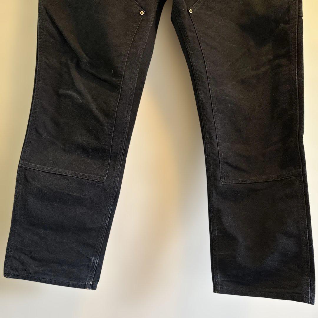 カーハート ダブルニー 125周年 USA製 W36 L32 ブラック 神サイズ