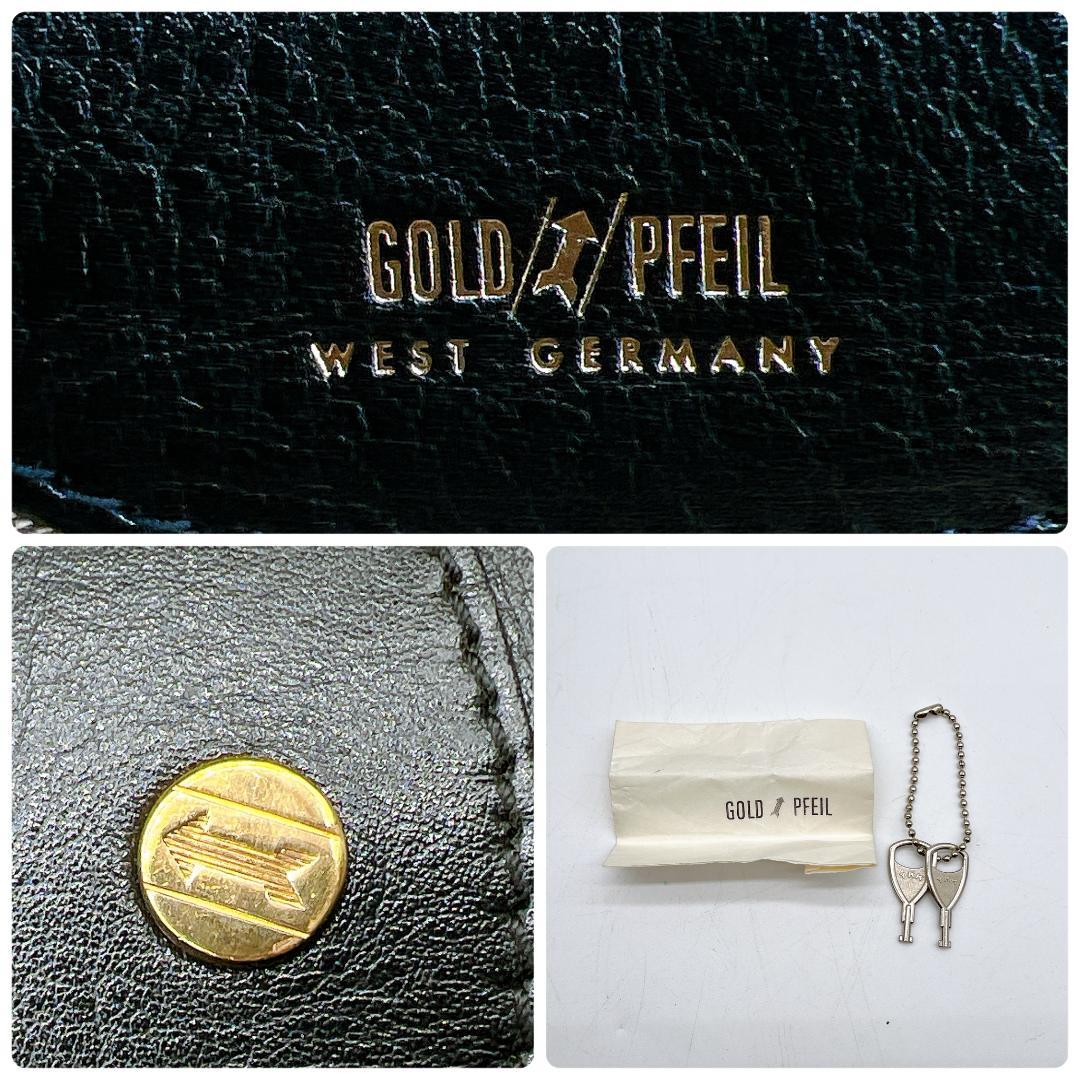 良品 GOLD PFEIL ボストンバッグ 旅行用バッグ 大容量 黒　e742