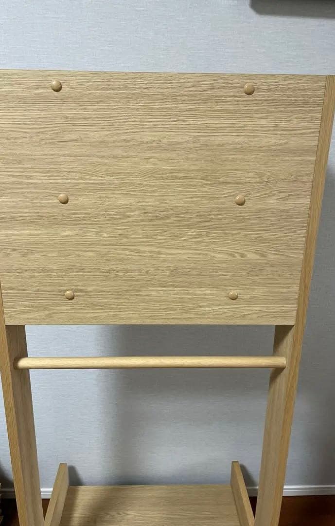 【Taroさま専用！】カリモクナチュラルウッド ハンガーラック 上部フック付き】