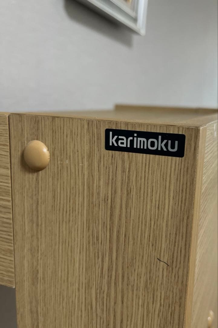 【Taroさま専用！】カリモクナチュラルウッド ハンガーラック 上部フック付き】