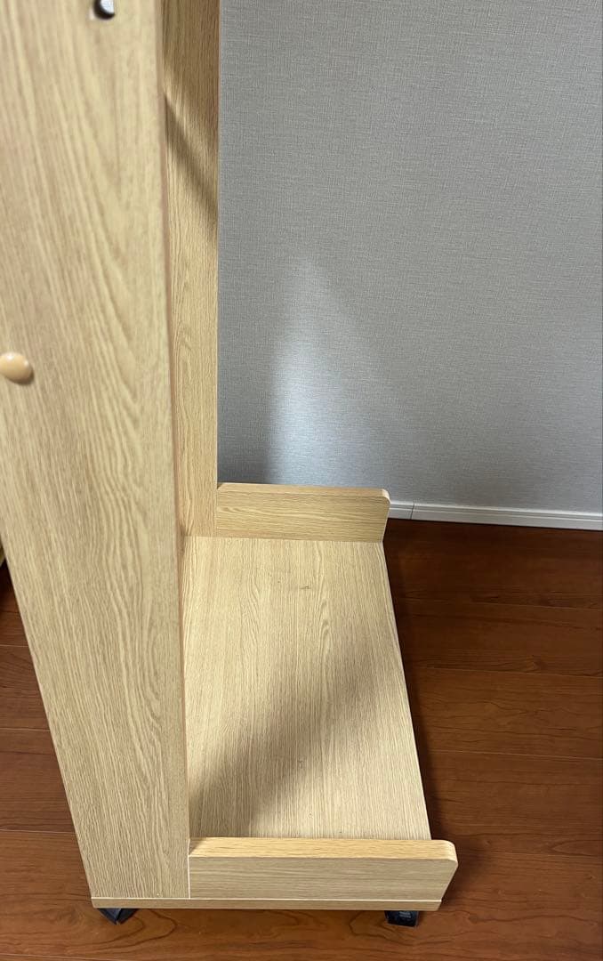 【Taroさま専用！】カリモクナチュラルウッド ハンガーラック 上部フック付き】