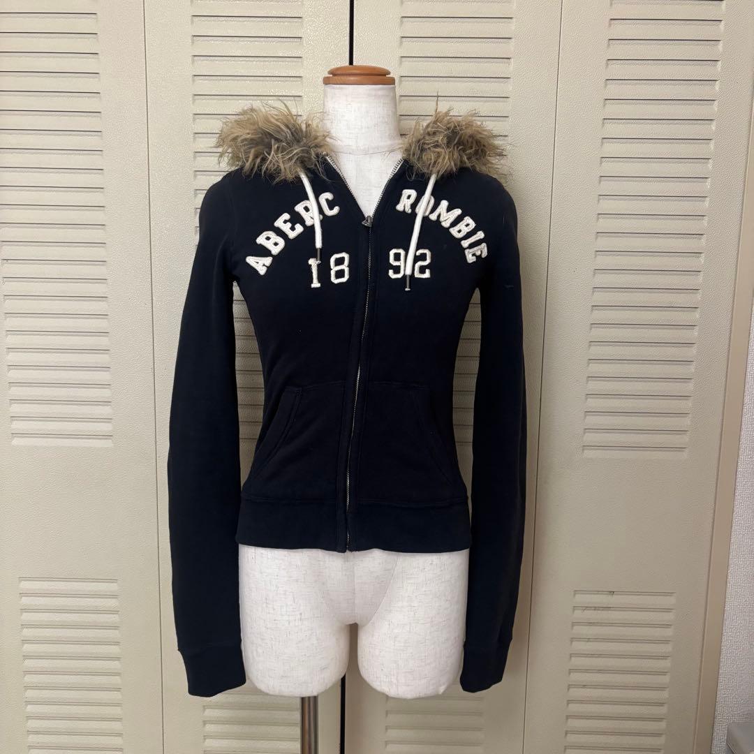 アバクロ　ヴィンテージ　レア　海外ガール　y2k ファーパーカー　90s 希少