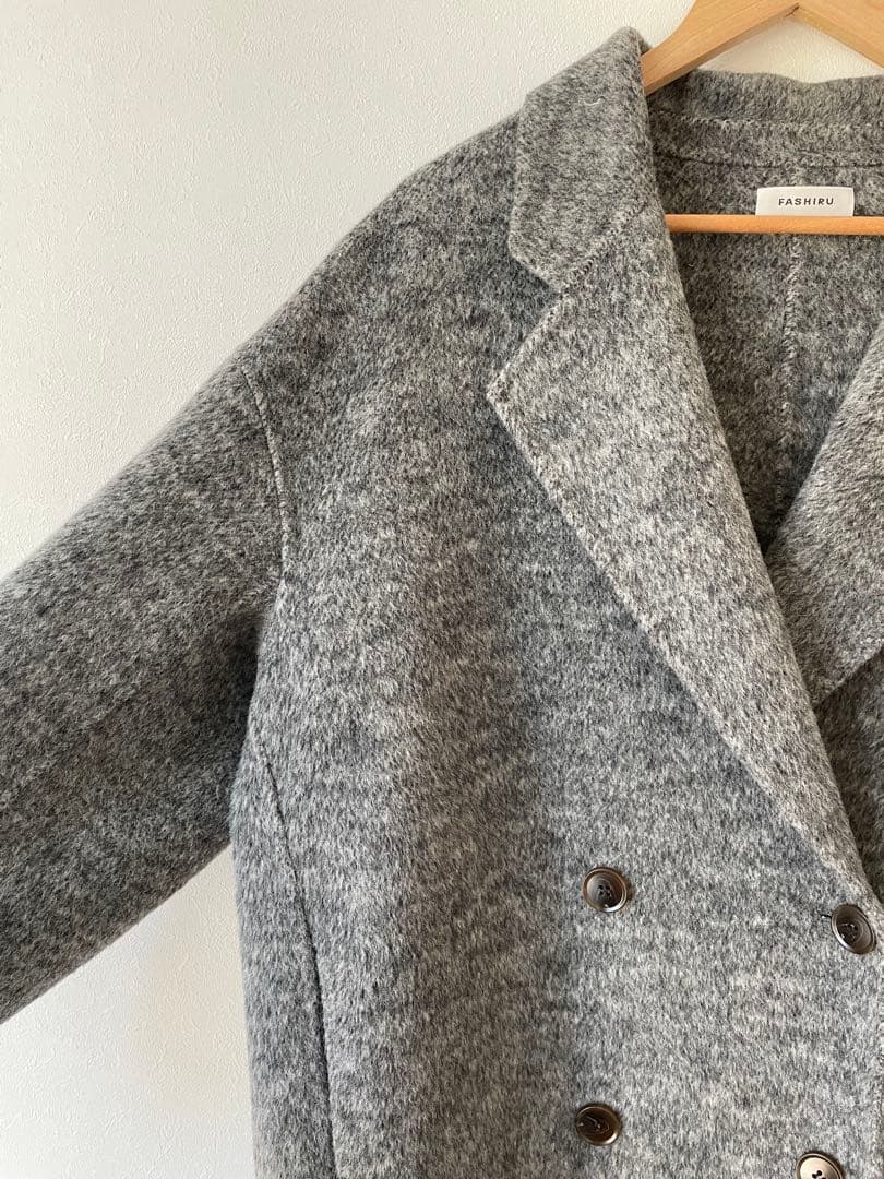 FASHIRU ダブルフェイス ロングコート 未使用