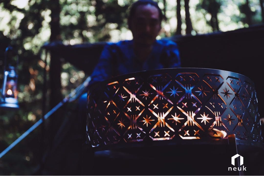 焚き火台 45cm 五徳セット 工務店オリジナル キャンプ