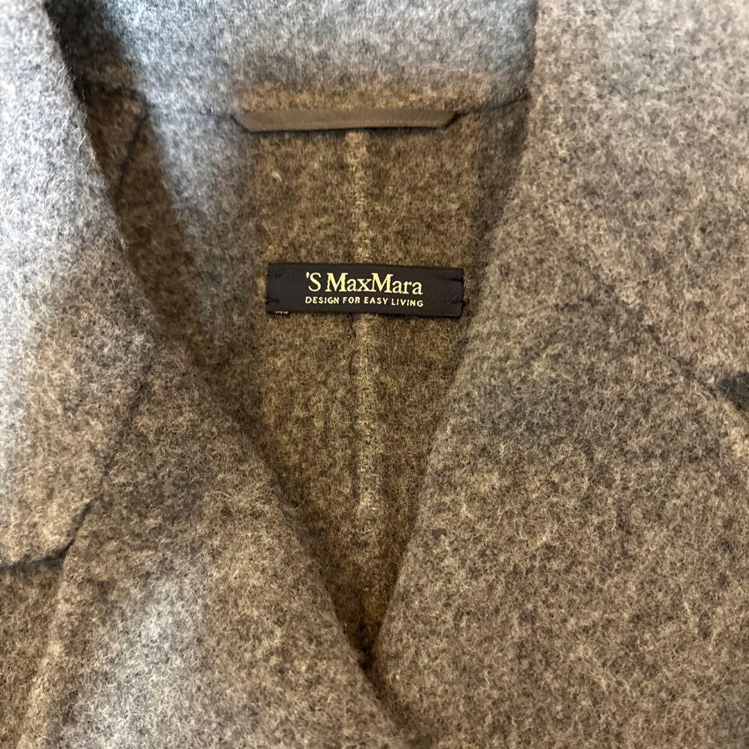 最終価格　S MaxMara グレー チェスターコート サイズ38