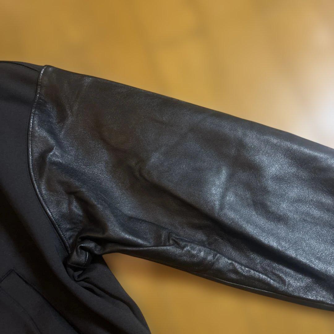 美品　DIESEl ディーゼル ラムレザー　スタジャン　スカジャン ブラック　L