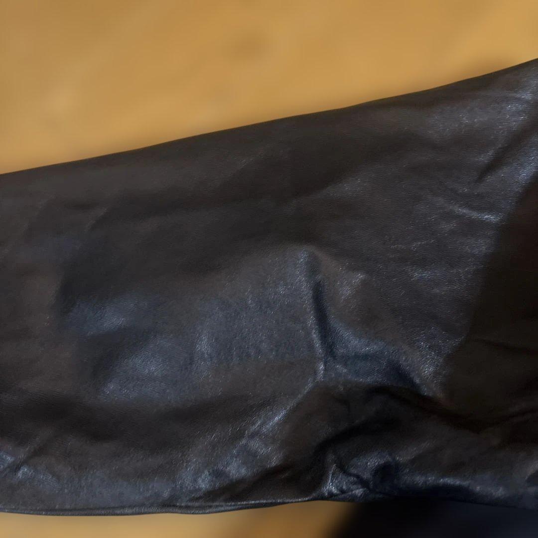 美品　DIESEl ディーゼル ラムレザー　スタジャン　スカジャン ブラック　L