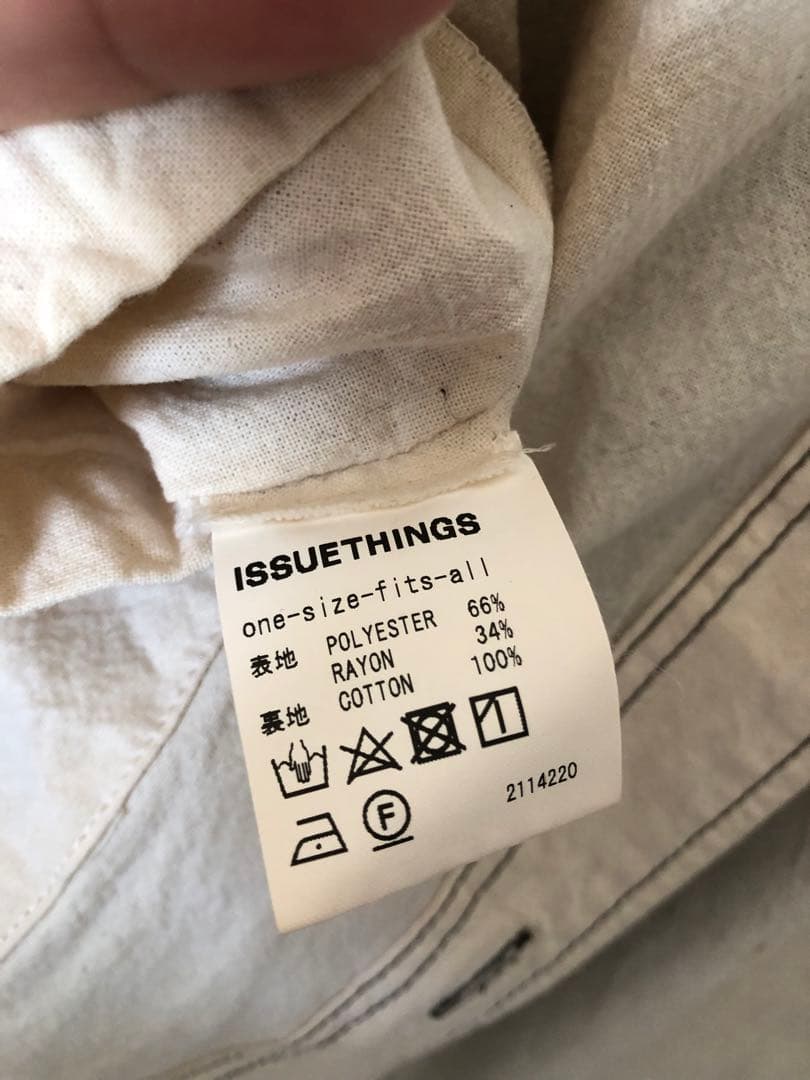 ジャケット・アウター issuethings type5-2 no collar jackt