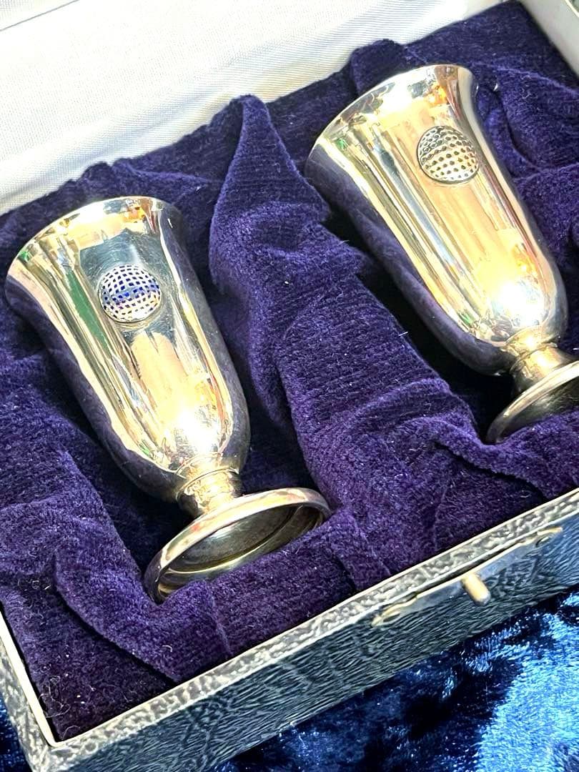 純銀　銀製　盃　酒杯　冷酒杯　食器　スターリング　シルバー　vintage