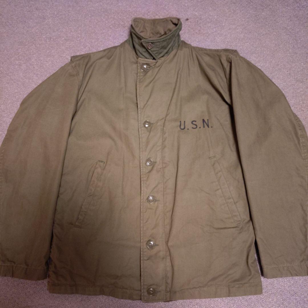 40s U.S.NAVY N-4 デッキジャケット ヴィンテージ WW2