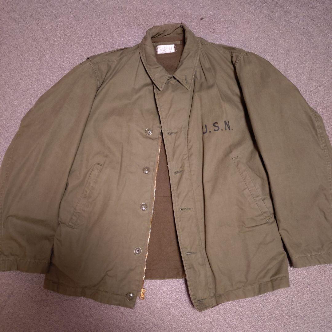 40s U.S.NAVY N-4 デッキジャケット ヴィンテージ WW2