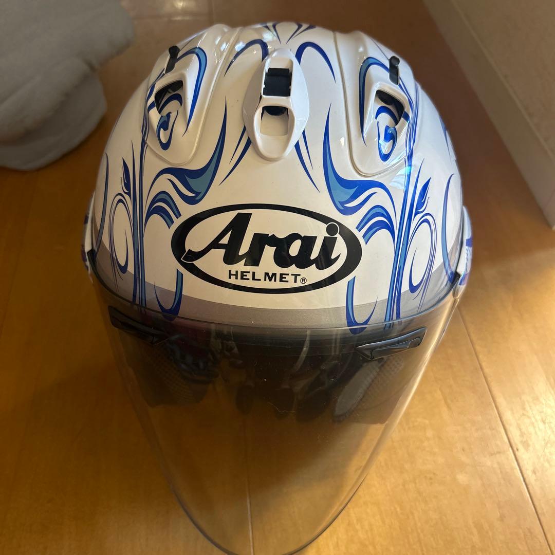 Arai フルフェイスヘルメット ホワイトブルー