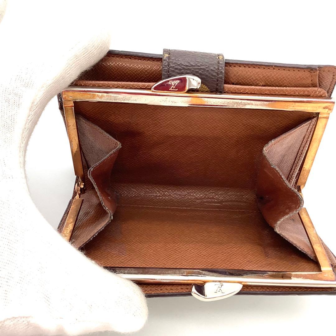 ルイ・ヴィトン　モノグラム　ヴィエノワ　がま口　メンズ　レディース　男性　女性