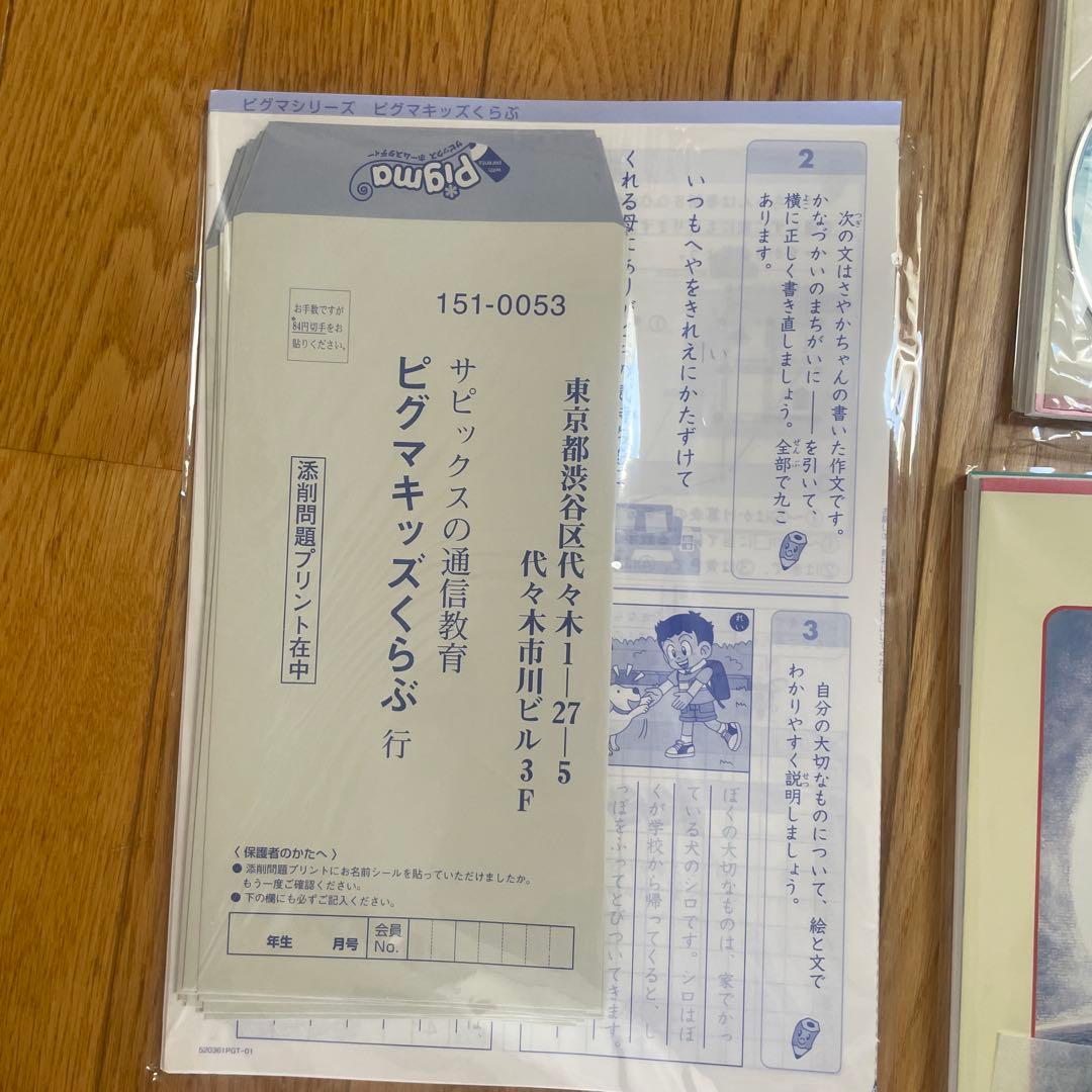 サピックス　SAPIX ピグマキッズ　小３　3年生　未記入　未使用品 1年分