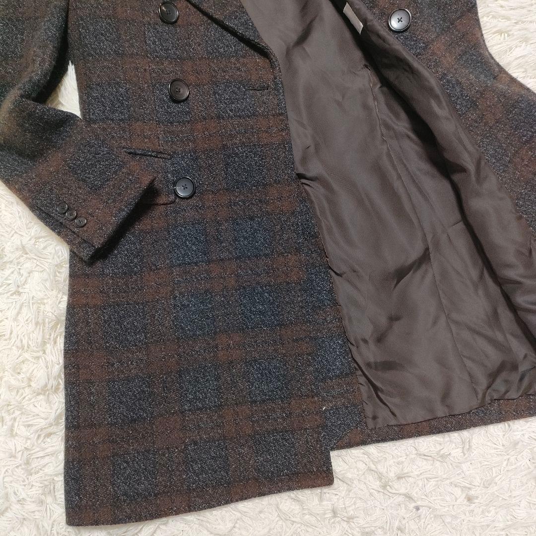 【希少サイズXS】 エディフィス ロロピアーナ　高級　ダブルチェスターコート
