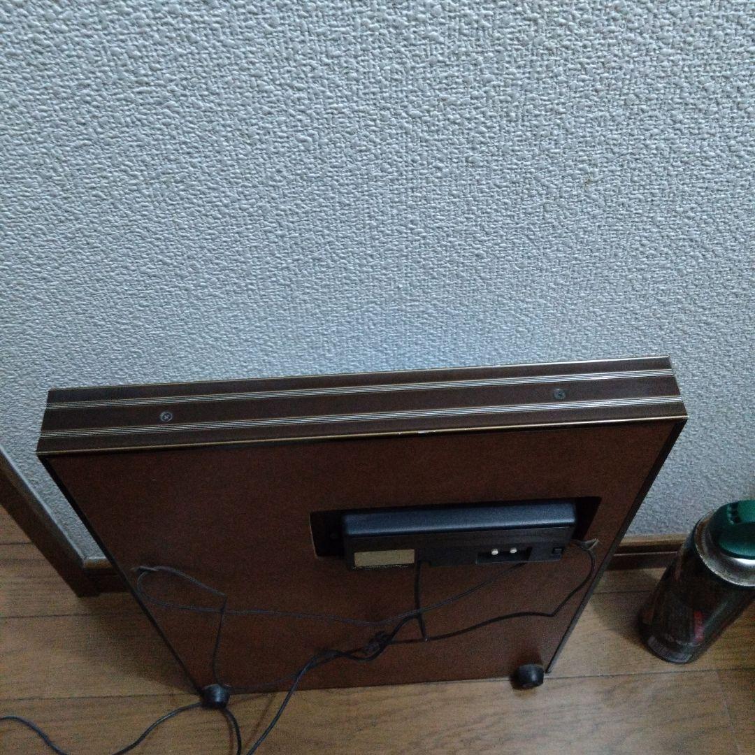 壁掛け　時計　鏡　ミラー　タバコ　パーラメント　ウイスキー　トランプ　昭和レトロ