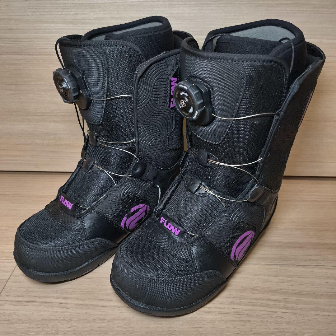 【良品】FLOW Lotus スノーボードブーツ 23cm　ボアシステム