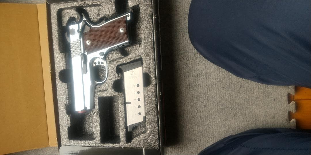 M945 ガスガン シルバー/ブラウン