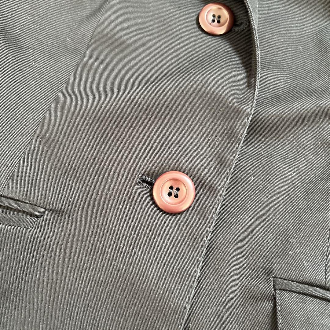 PRADA プラダ テーラードジャケット　黒　無地　レディース　40 M相当