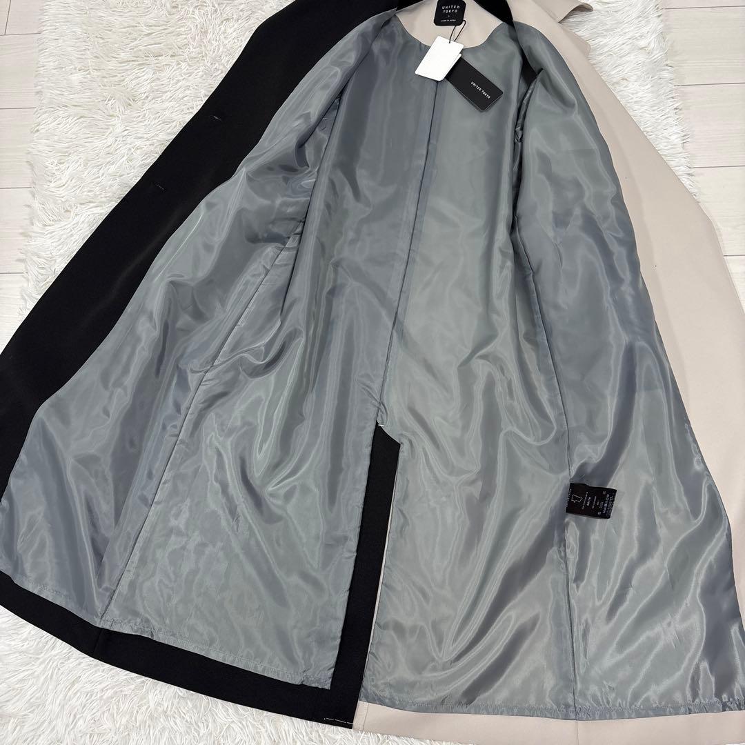 タグ付き未使用　UNITED TOKYO スタンドカラー2wayトレンチコート