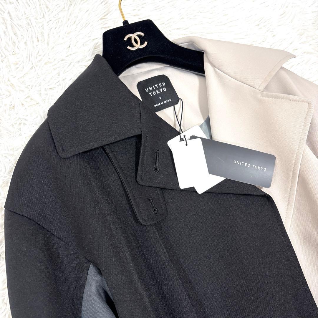 タグ付き未使用　UNITED TOKYO スタンドカラー2wayトレンチコート