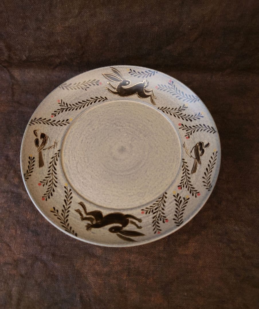 やのさちこ 椿皿