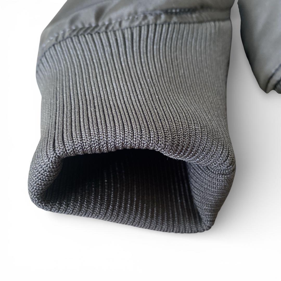 +J UNIQLO ハイブリッドダウンオーバーサイズMA-1ジャケット　グレー