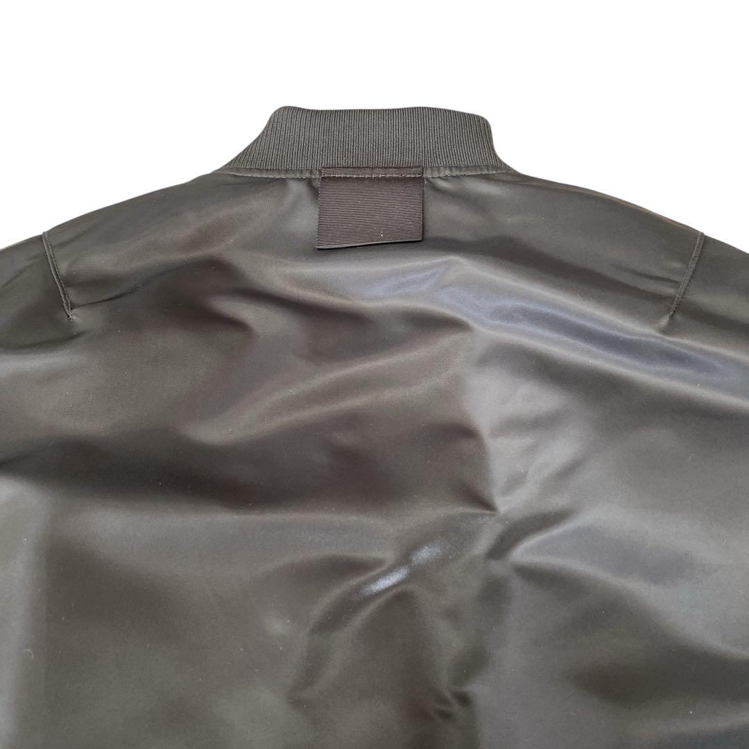 +J UNIQLO ハイブリッドダウンオーバーサイズMA-1ジャケット　グレー