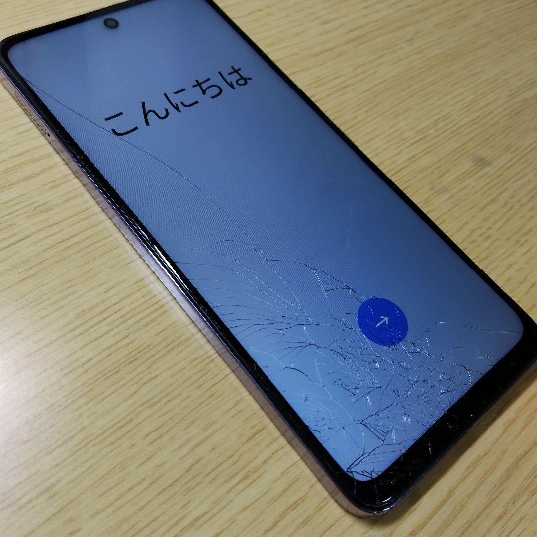 OPPO A3 5G 128GB 本体　画面割れ　ケース、保護ガラス付き