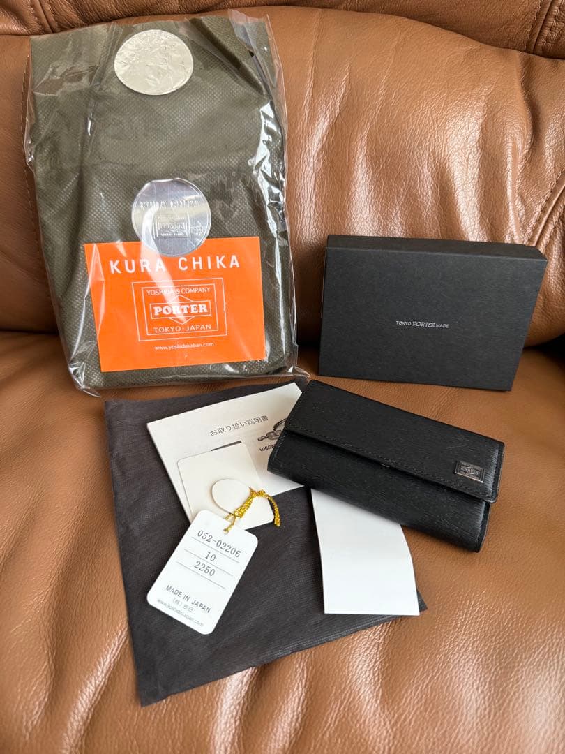 PORTER ブラック レザー キーケース　新品未使用