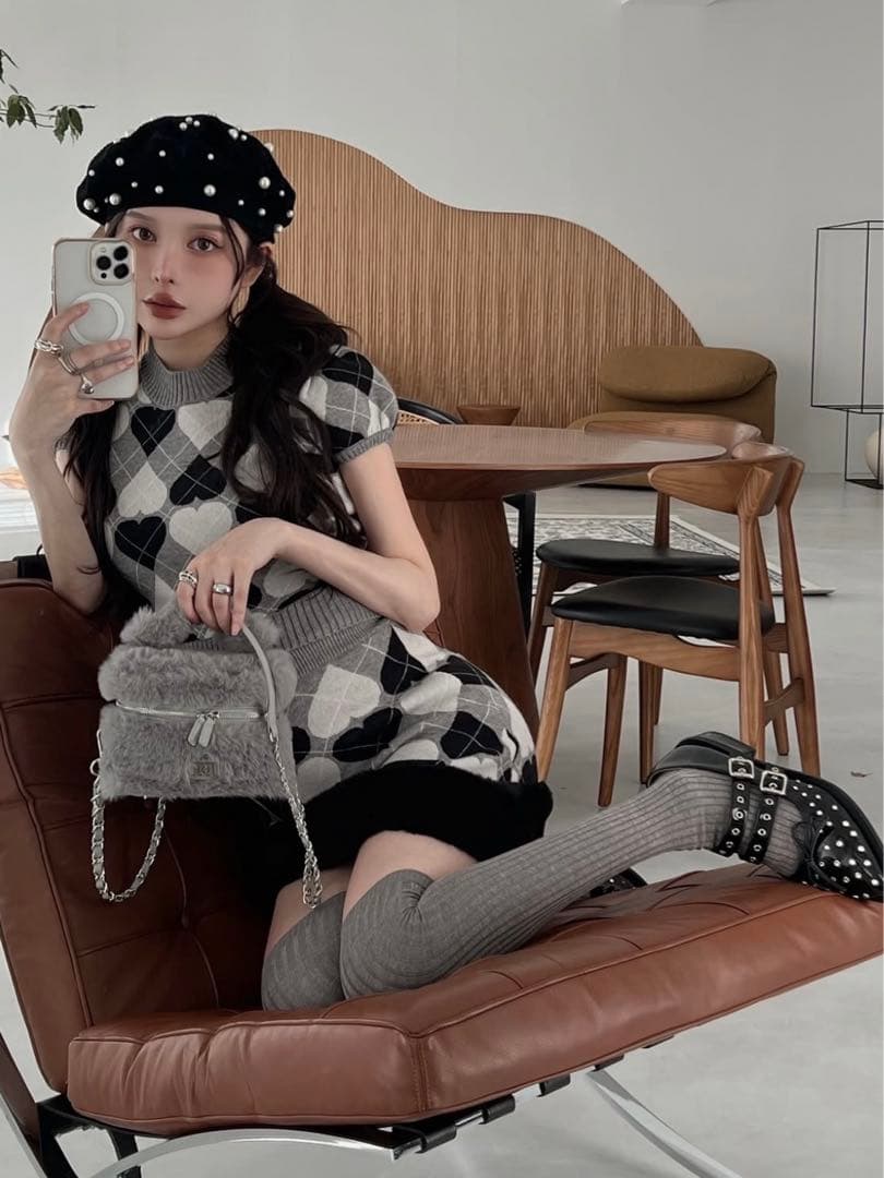 新品・箱付き♡Darich♡ダブルベルトフラットシューズ　Mサイズ