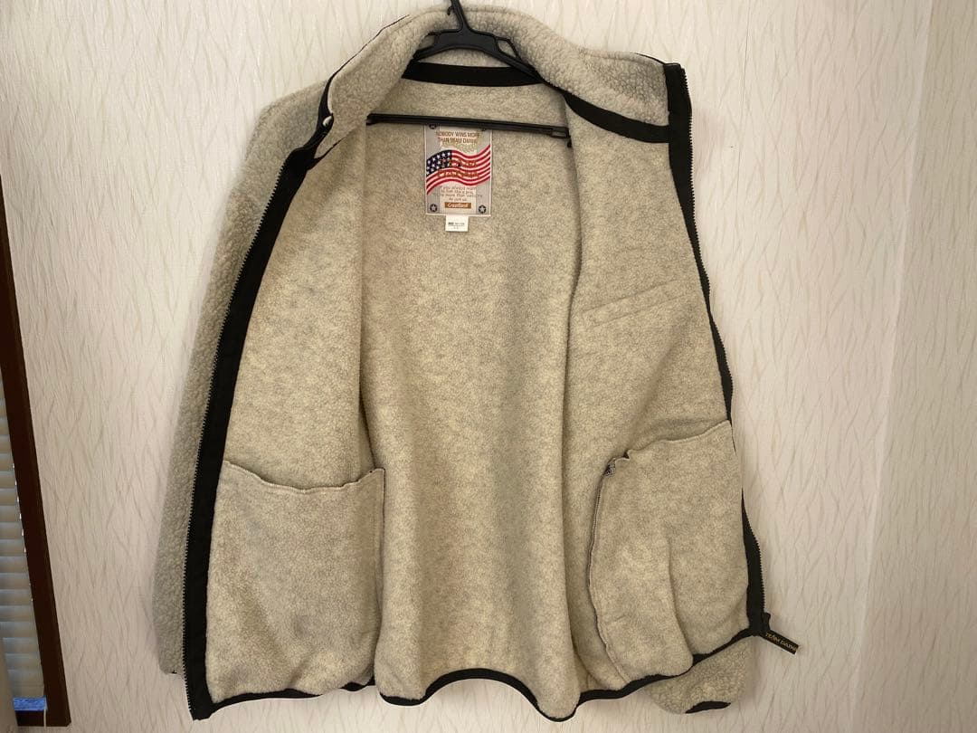 TEAM DAIWA フリースジャケット LLサイズ ホワイグレー(即購入可能)