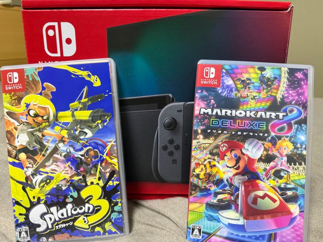 Nintendo Switch 本体 + ゲーム2本セット