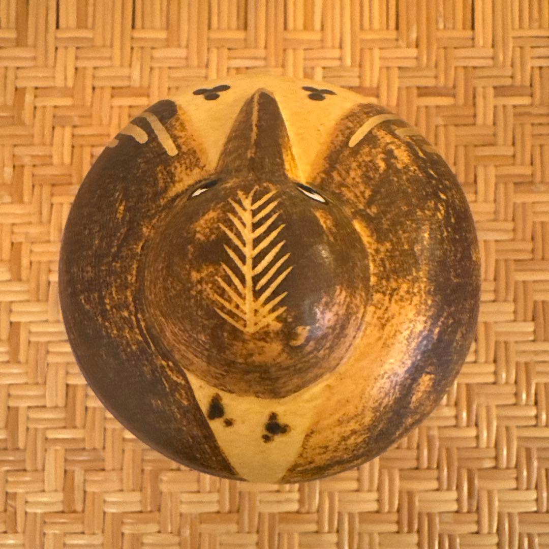 置物 Lisa Larson Fenix Gottfrid Brown