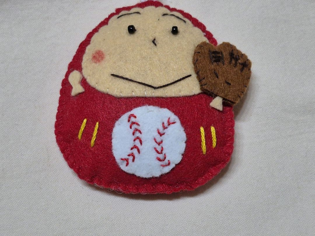 mahalo様　手作りのだるまさんお守り