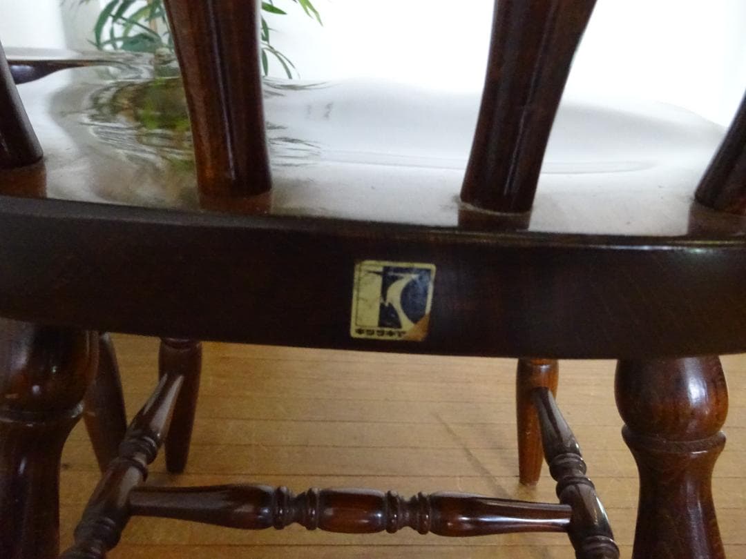 キツツキ　穂高　カントリー　ウィンザーチェア　ダイニングチェア　2脚セット