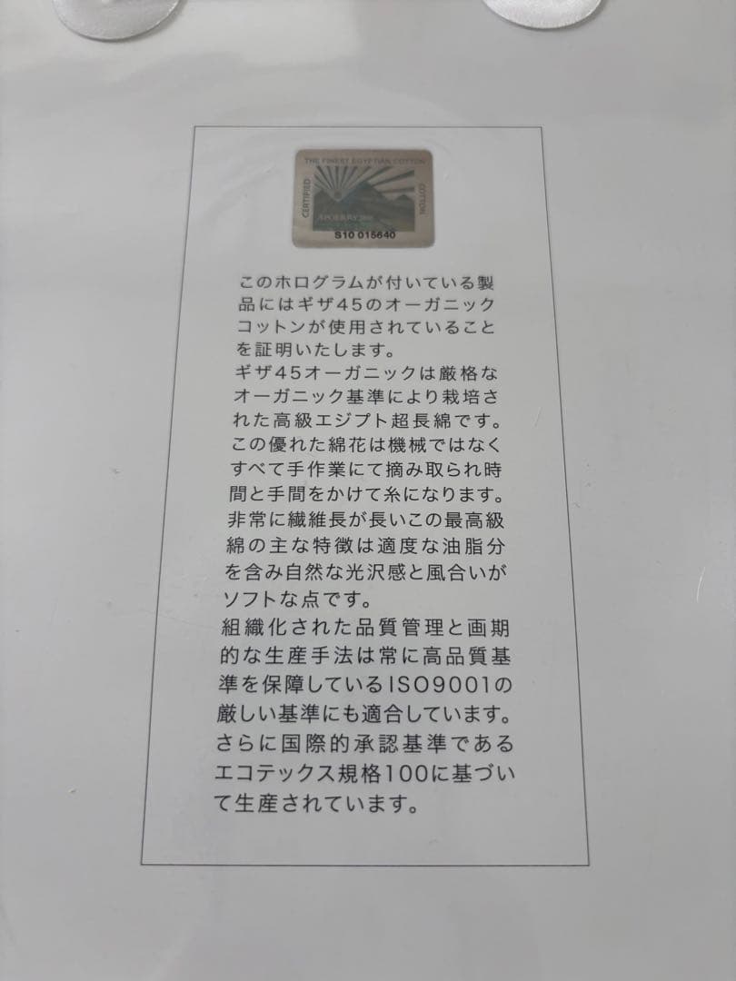 【こてお】 エジプト産オーガニックコットン掛け布団カバー 2つセット