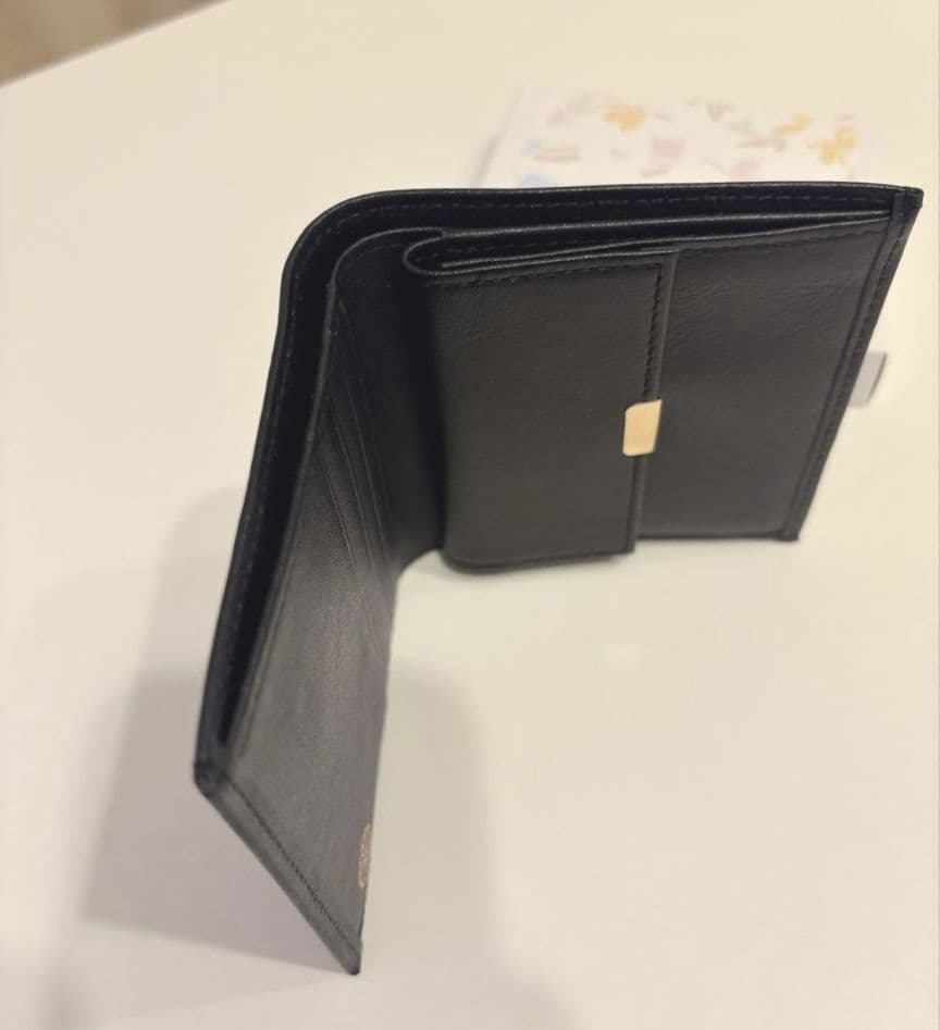 皇居財布　限定品 2つ折り財布　本革　ブラック