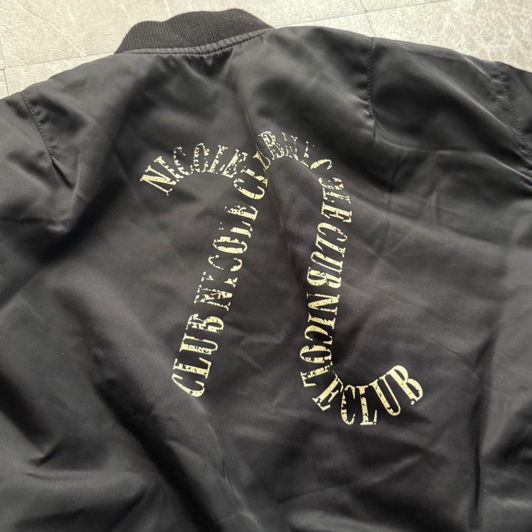 vintage nicole club ma-1 短丈　フライトジャケット
