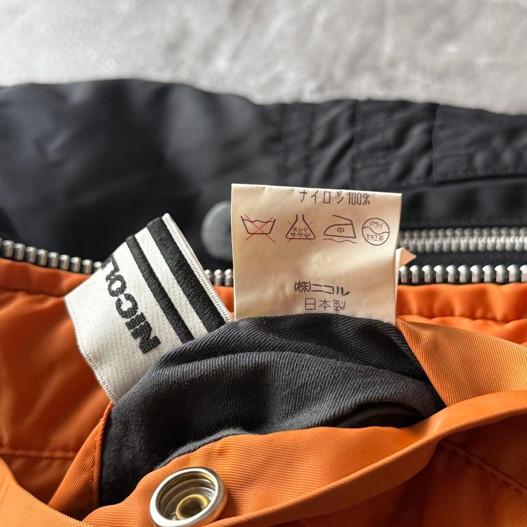 vintage nicole club ma-1 短丈　フライトジャケット