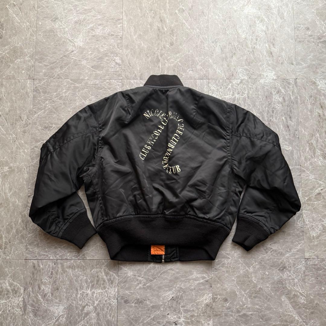 vintage nicole club ma-1 短丈　フライトジャケット