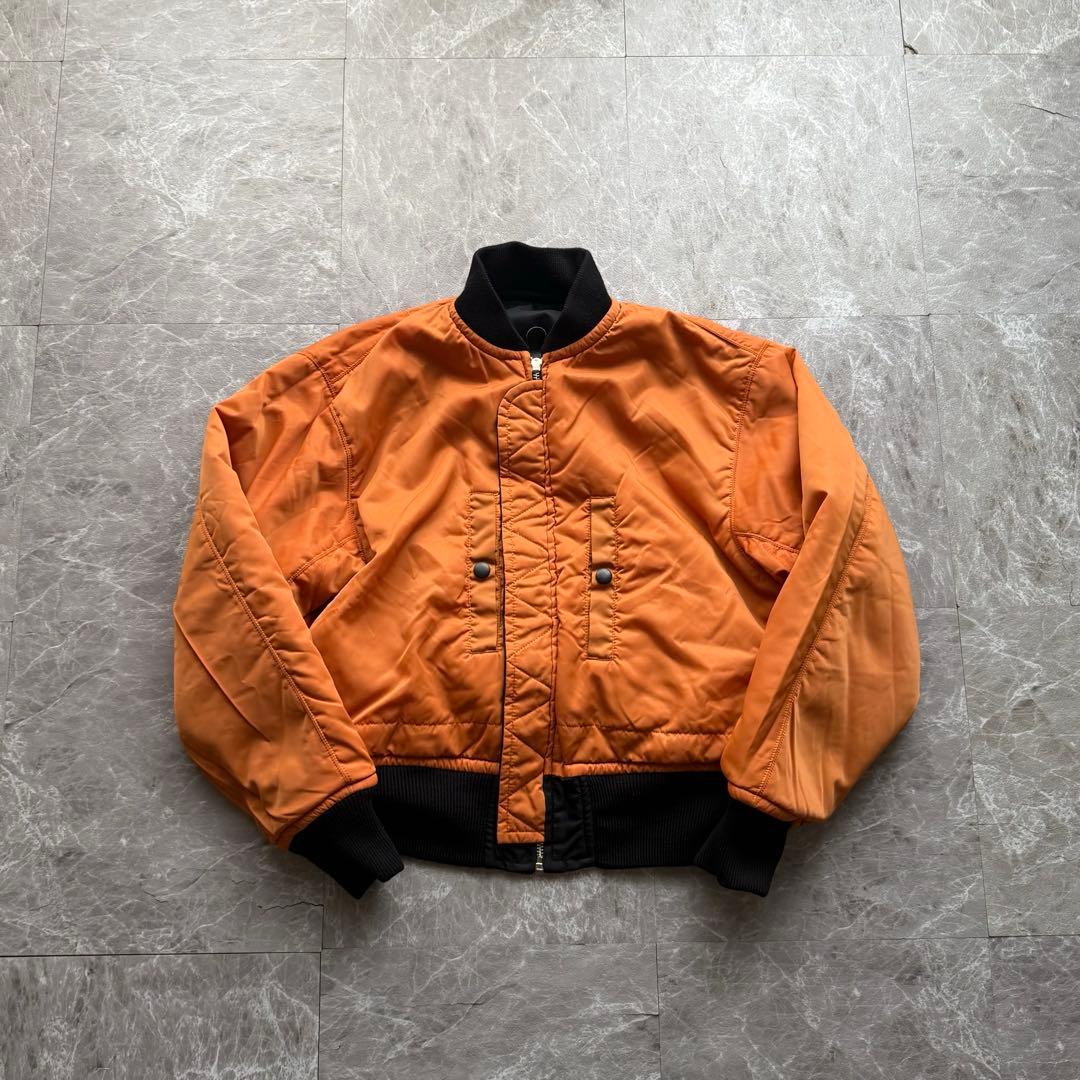 vintage nicole club ma-1 短丈　フライトジャケット