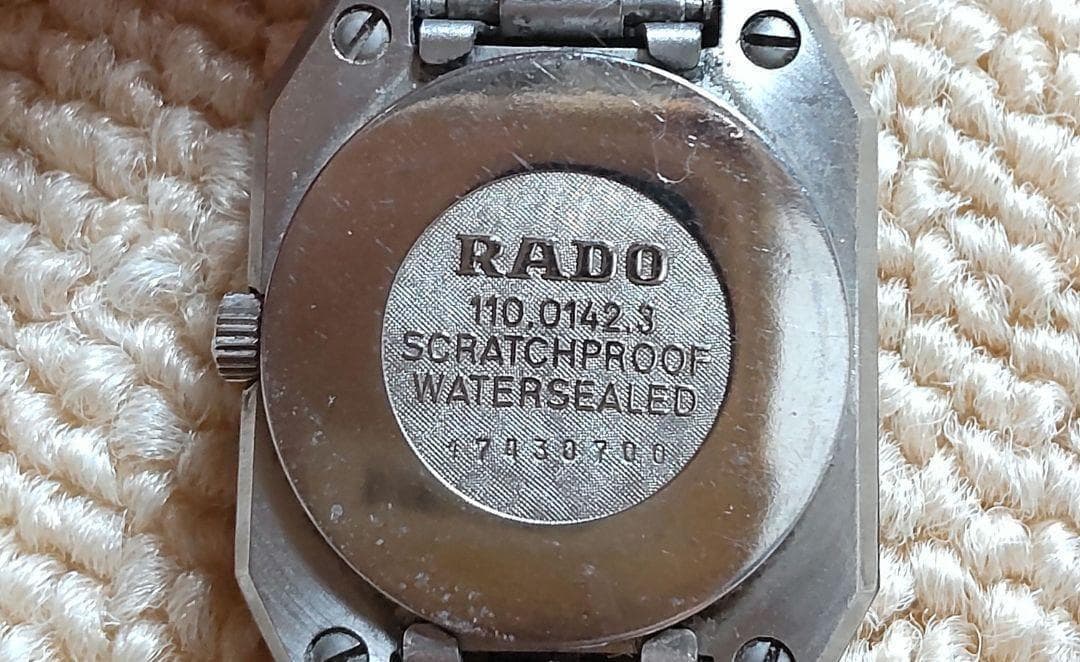 【稼働品】RADO DIASTAR レディース腕時計　クォーツ　シルバーカラー