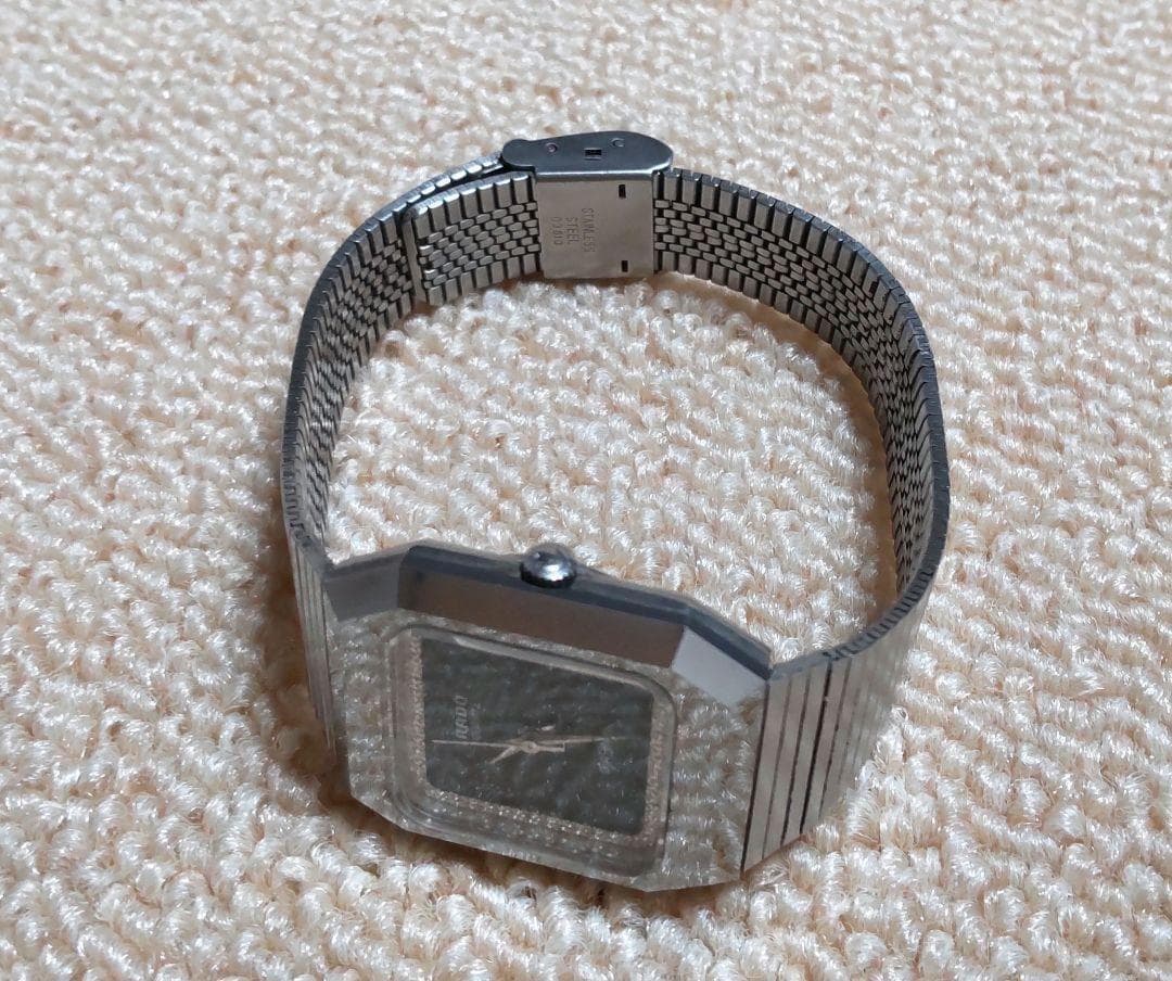 【稼働品】RADO DIASTAR レディース腕時計　クォーツ　シルバーカラー