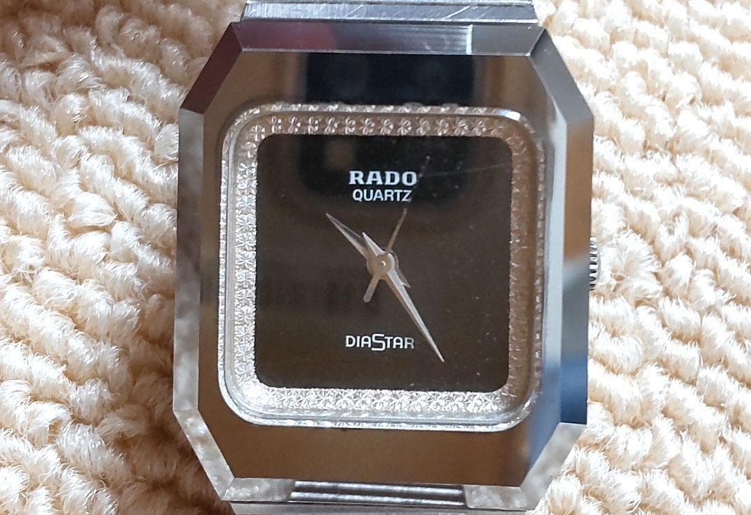 【稼働品】RADO DIASTAR レディース腕時計　クォーツ　シルバーカラー