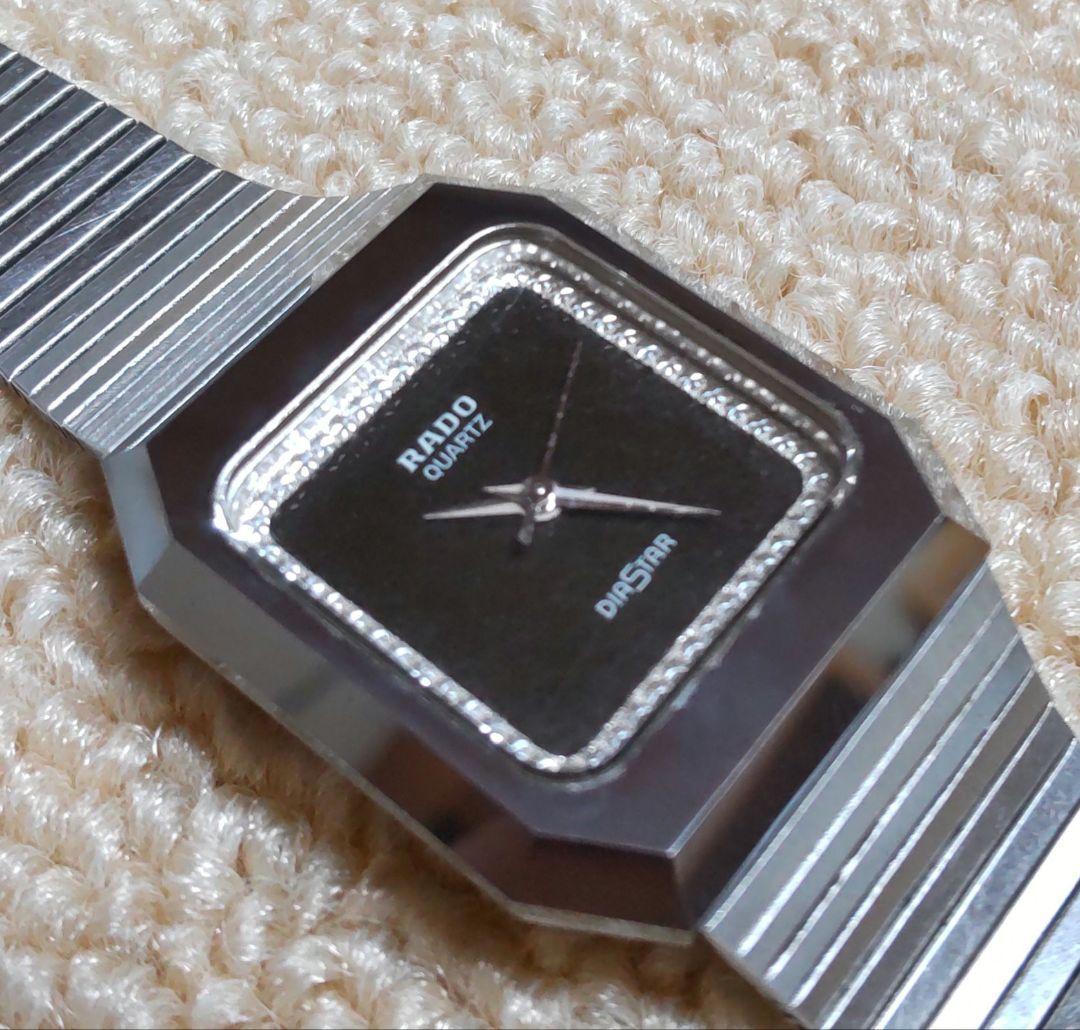 【稼働品】RADO DIASTAR レディース腕時計　クォーツ　シルバーカラー
