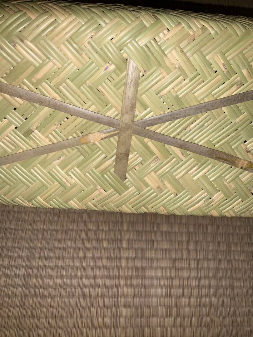 鳥越竹細工 市場かご エコバッグ　中サイズ　特選　ラスト1個●期間限定