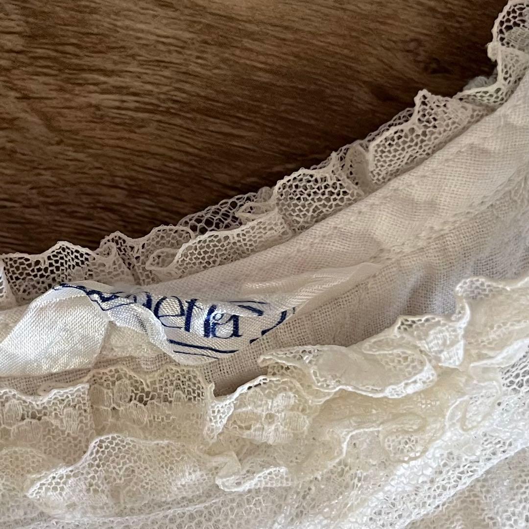 さえら レース エプロン ヴィンテージ チュール